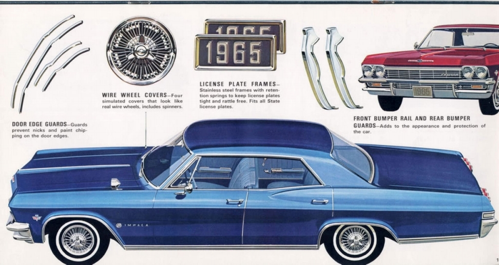 1965 Chevrolet Accessories Brochure Page 1